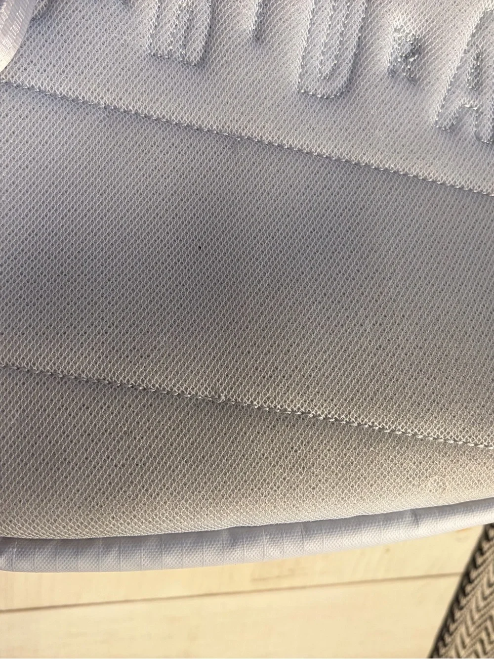 Jordan Light Gray Backpack with Orange Accents